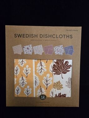 Evergrace Swedish Dishcloths 12 Pack Costco Reusable Cotton Cellulose NEW